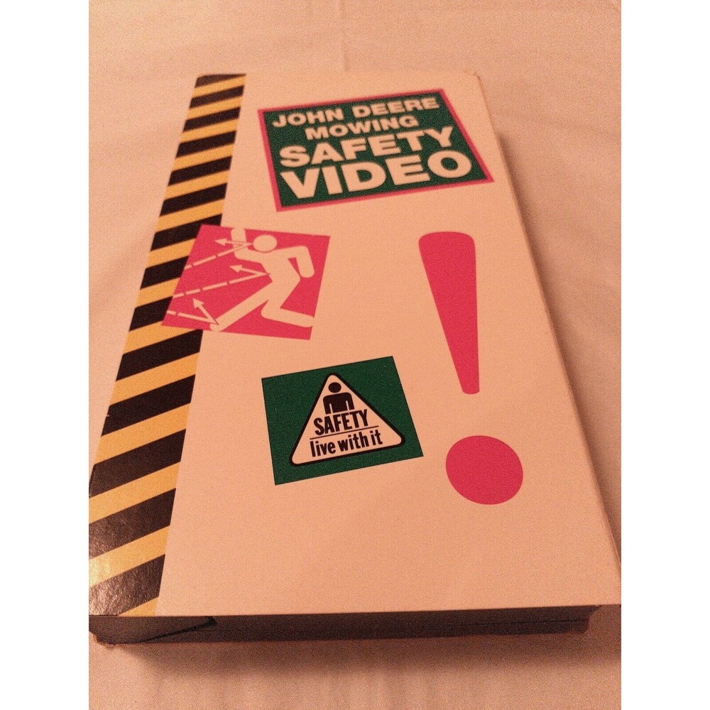 John Deere Mowing Safety Video VHS Tape